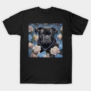 Cane Corso with roses T-Shirt